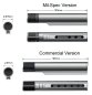 Mobile Preview: DLG Mil-Spec Pufferrohr mit 6 Positionen für AR-15 Schiebeschaft + Lockingring